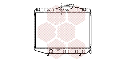 Radiator, engine cooling (53002038)