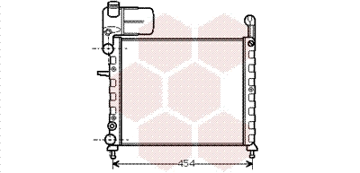Radiator, engine cooling (17002100)