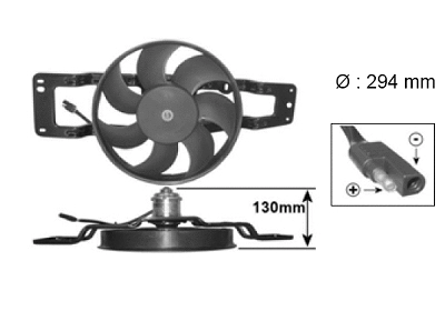 Fan, engine cooling (4342747)