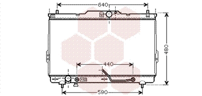 Radiator, engine cooling (82002114)