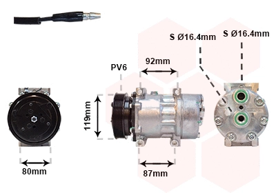Compressor, air conditioning (4300K283)