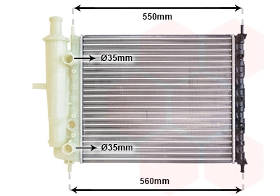 Radiator, engine cooling (17002159)