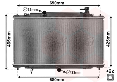 Radiator, engine cooling