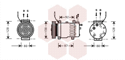 Compressor, air conditioning (4700K052)