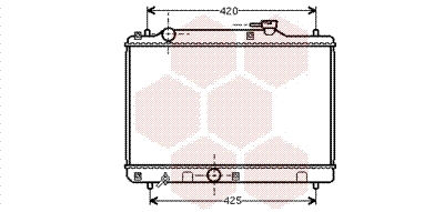 Radiator, engine cooling (52002034)
