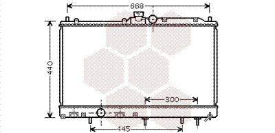 Radiator, engine cooling (32002196)