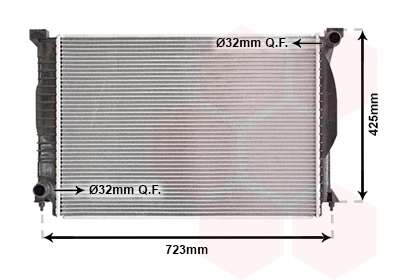 Radiator, engine cooling (03002245)