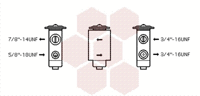 Expansion Valve, air conditioning (77001038)