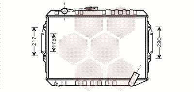 Radiator, engine cooling (32002164)