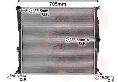 Radiator, engine cooling (06002548)