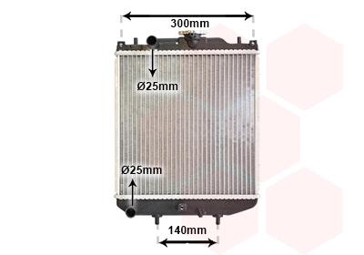 Radiator, engine cooling (52002028)