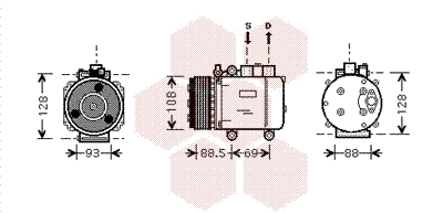 Compressor, air conditioning (1800K174)
