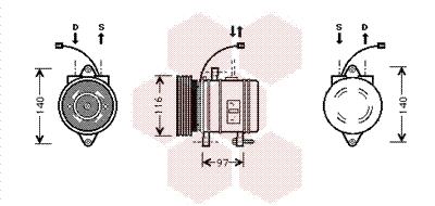 Compressor, air conditioning (8200K013)
