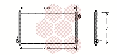 Condenser, air conditioning (25005107)