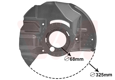 Splash Guard, brake disc (0646371)