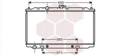 Radiator, engine cooling (13002219)