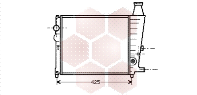 Radiator, engine cooling (09002012)
