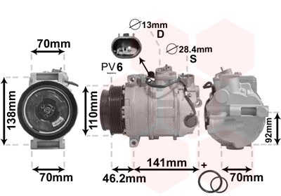 Compressor, air conditioning