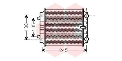 Radiator, engine cooling (03002336)