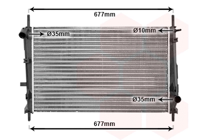 Radiator, engine cooling (18002185)