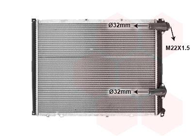 Radiator, engine cooling (43002140)