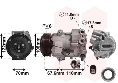Compressor, air conditioning