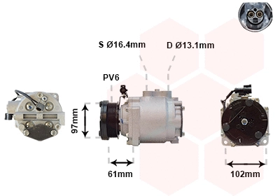 Compressor, air conditioning (1800K436)