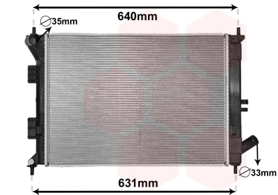Radiator, engine cooling (82002335)