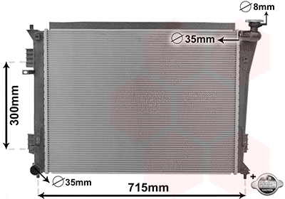 Radiator, engine cooling