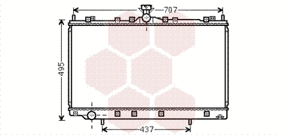 Radiator, engine cooling (32002215)