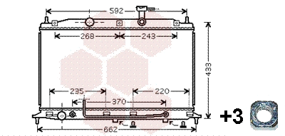 Radiator, engine cooling