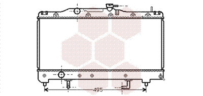 Radiator, engine cooling (53002204)