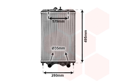 Radiator, engine cooling