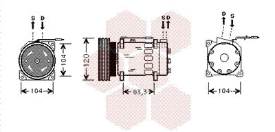 Compressor, air conditioning (4300K282)