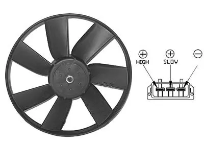 Fan, engine cooling (5880744)