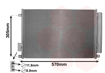 Condenser, air conditioning (17005347)