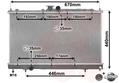 Radiator, engine cooling