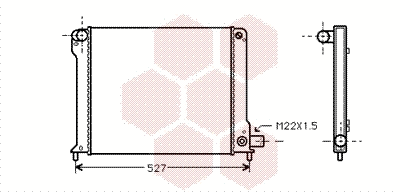 Radiator, engine cooling (17002123)