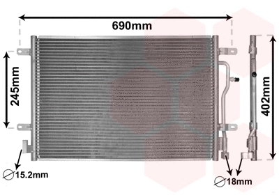 Condenser, air conditioning (03005199)