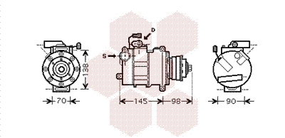 Compressor, air conditioning (0300K280)