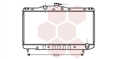 Radiator, engine cooling (53002099)
