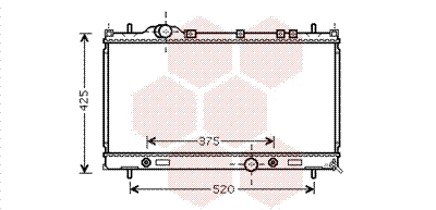 Radiator, engine cooling (07002087)