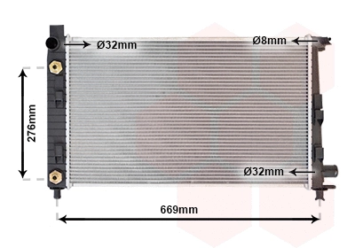 Radiator, engine cooling (30002282)