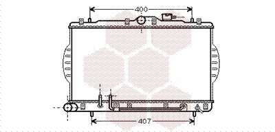 Radiator, engine cooling (82002034)