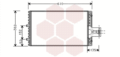 Condenser, air conditioning (09005099)