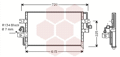Condenser, air conditioning (13005166)