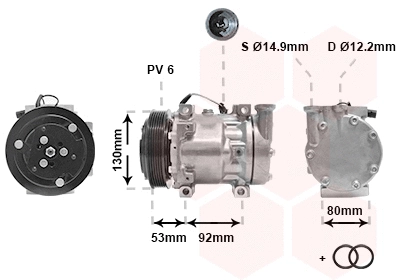 Compressor, air conditioning (0100K009)