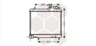 Radiator, engine cooling (82002125)