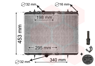 Radiator, engine cooling
