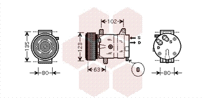 Compressor, air conditioning (4300K404)